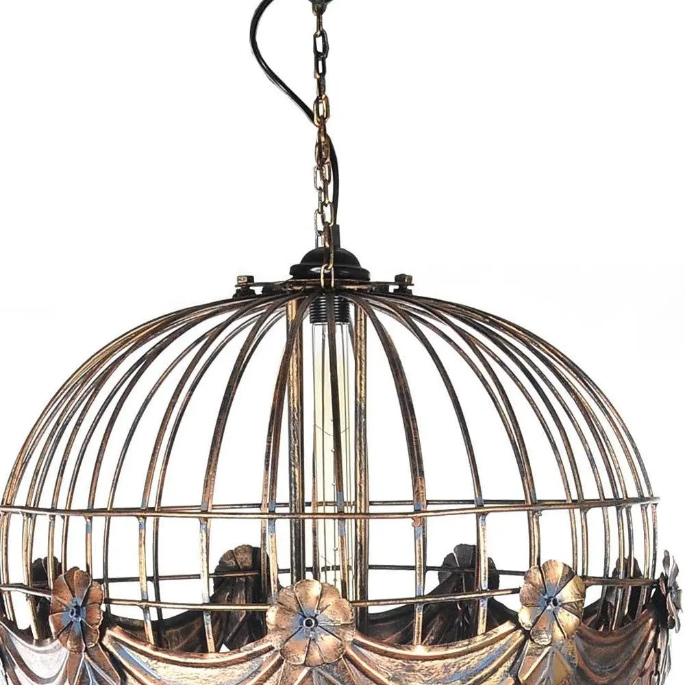 23" x 23" x 41" Vintage Hot Air Balloon Pendant Homeroots Lighting