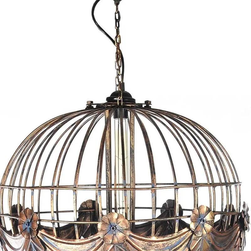23" x 23" x 41" Vintage Hot Air Balloon Pendant Homeroots Lighting