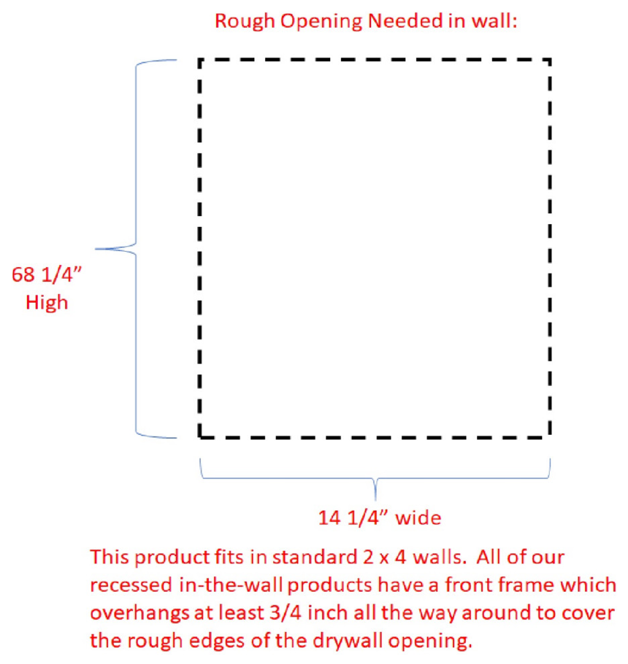 Calpyso Recessed Medicine Cabinet WG Wood Products, LLC