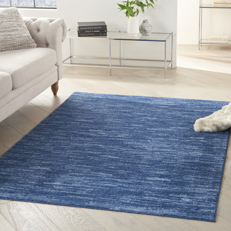 5' X 7' Blue Indoor Outdoor Area Rug - GreatEagleInc