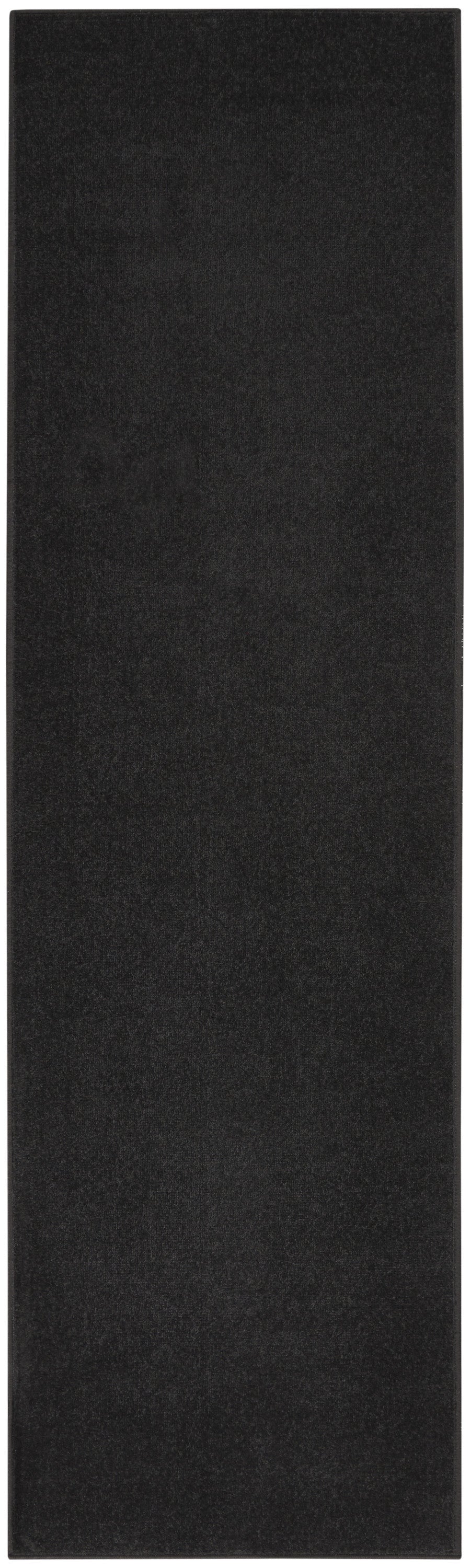 10' Black Indoor Outdoor Runner Rug - GreatEagleInc