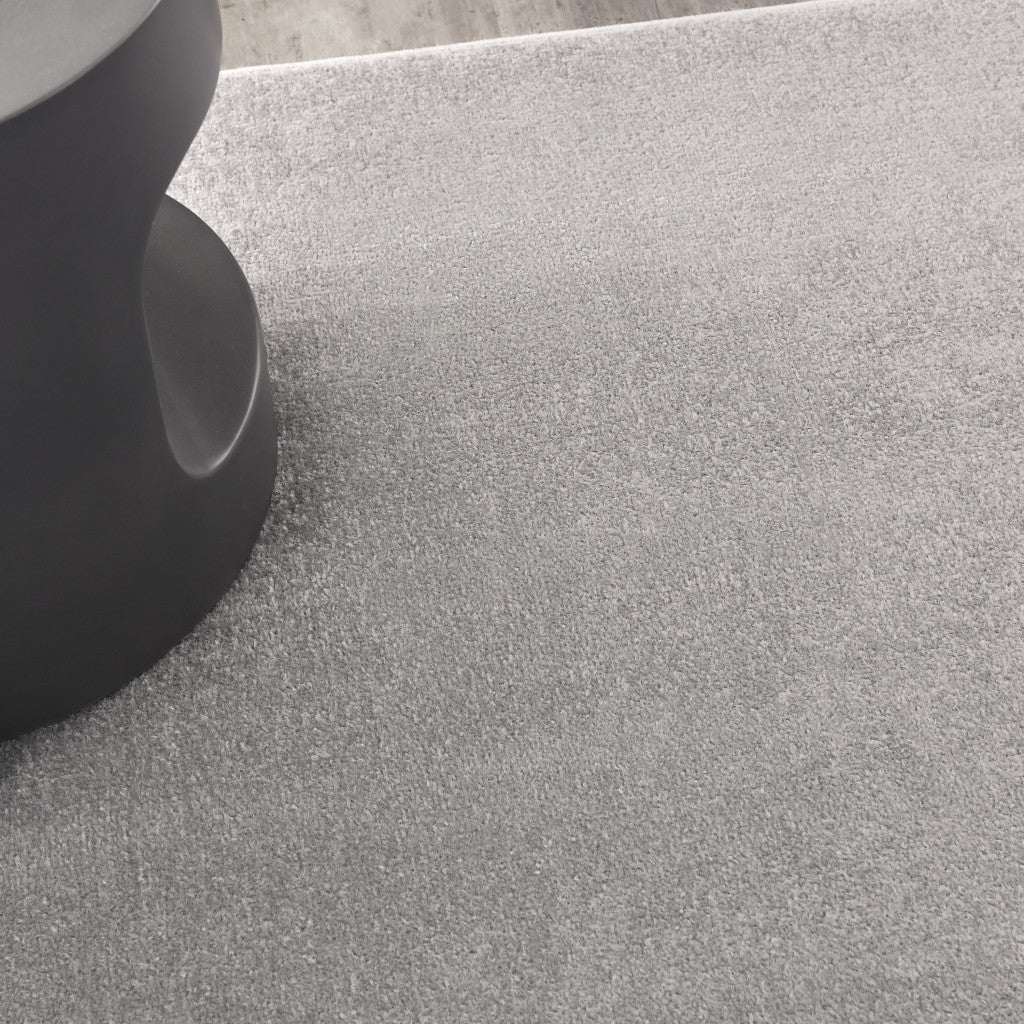 5' X 5' Gray Square Indoor Outdoor Area Rug - GreatEagleInc