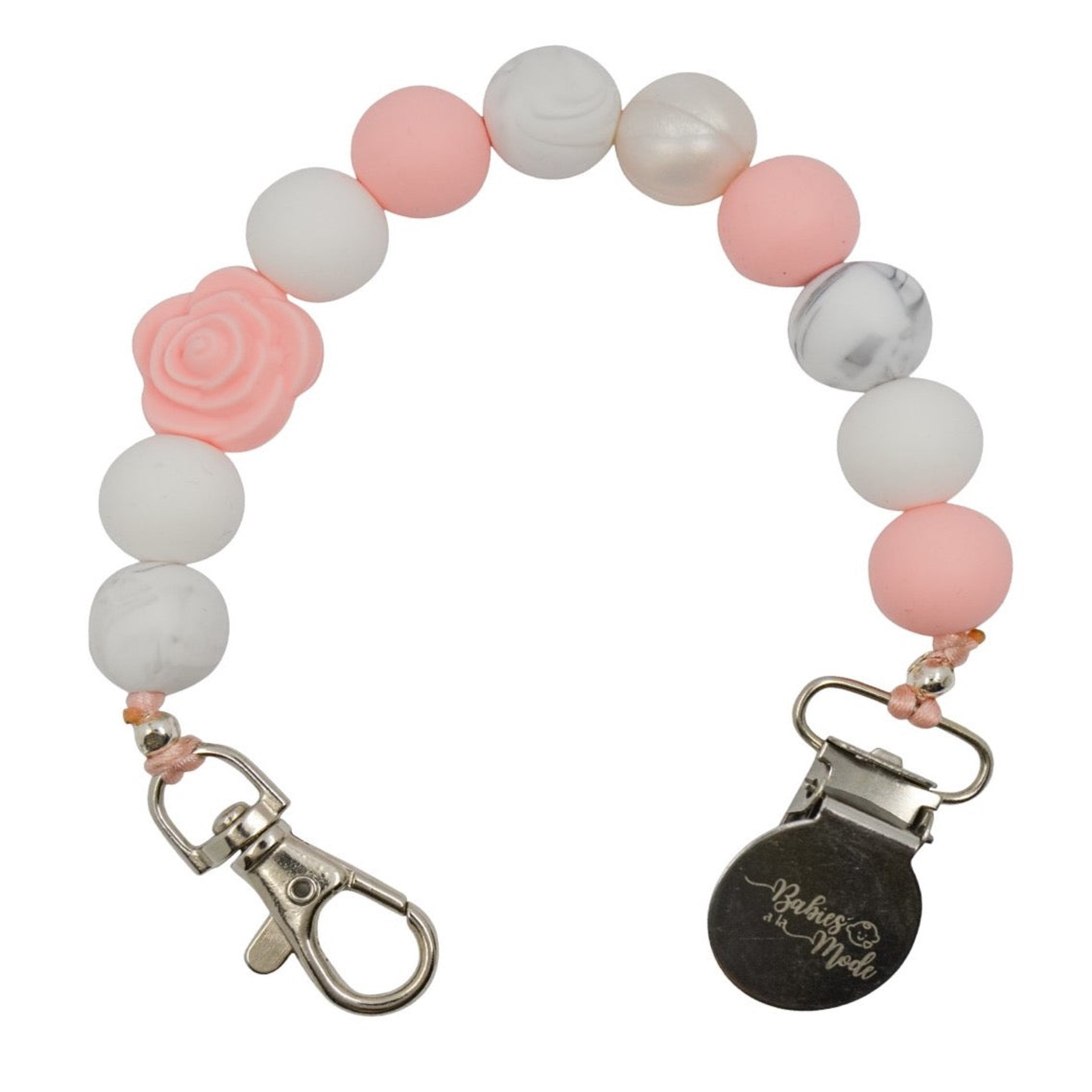 Pacifier Clip Babies a la Mode