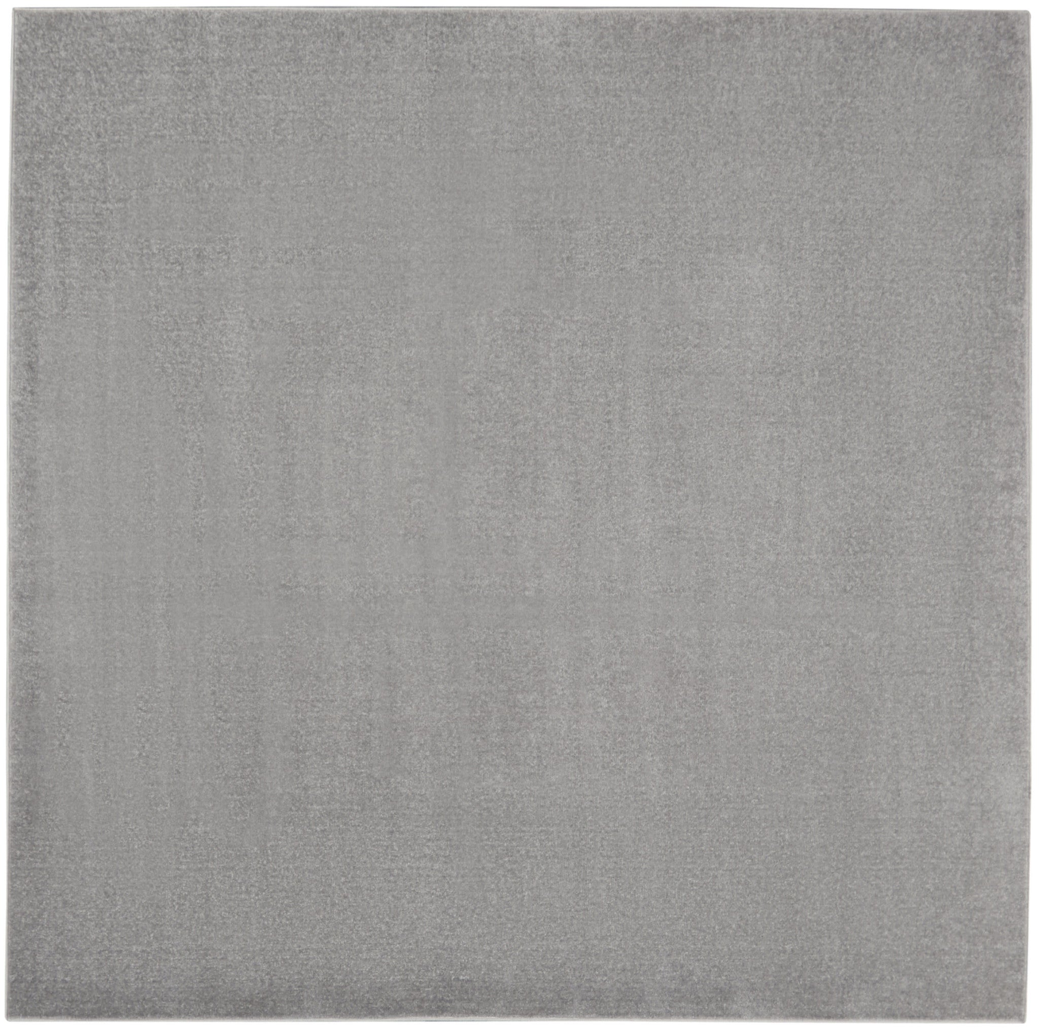 5' X 5' Gray Square Indoor Outdoor Area Rug - GreatEagleInc