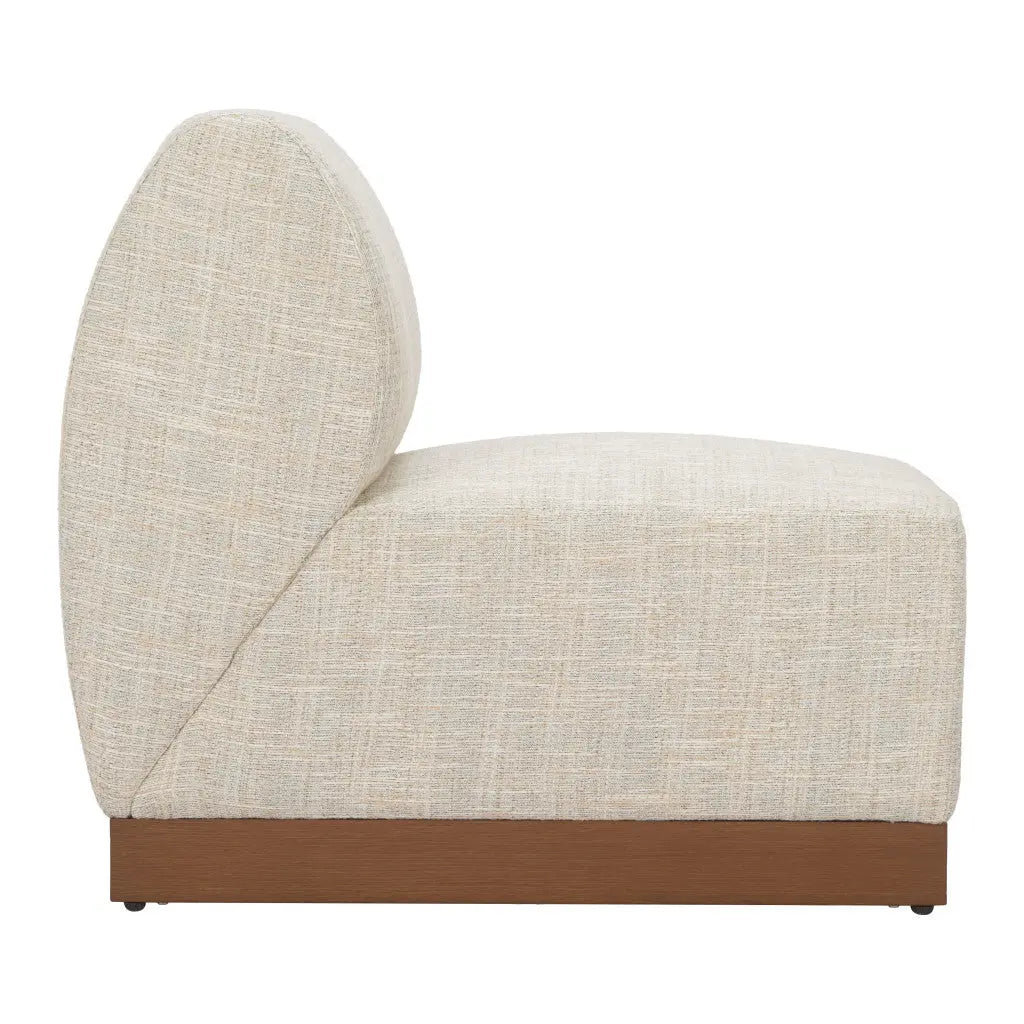 24" Beige Aluminum Outdoor Accent Chair Homeroots Outdoor