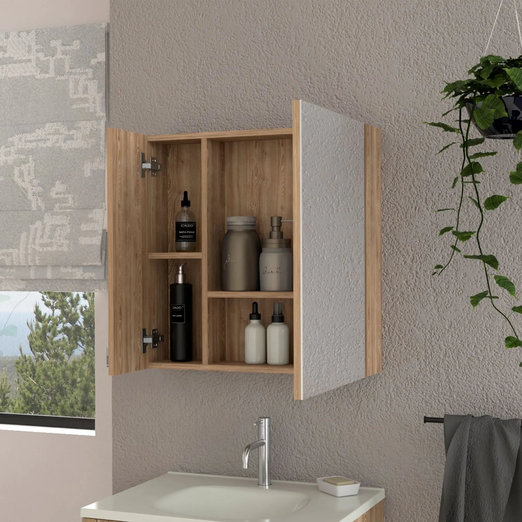24" Beige Wood Filing Cabinet Homeroots Office