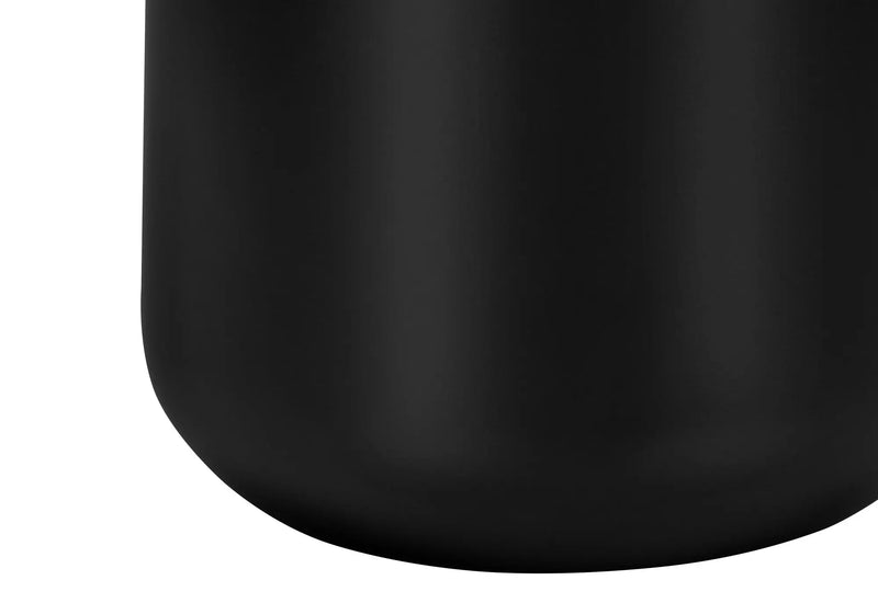24" Black Concrete Urn Table Lamp With Gray Drum Shade Homeroots Lighting
