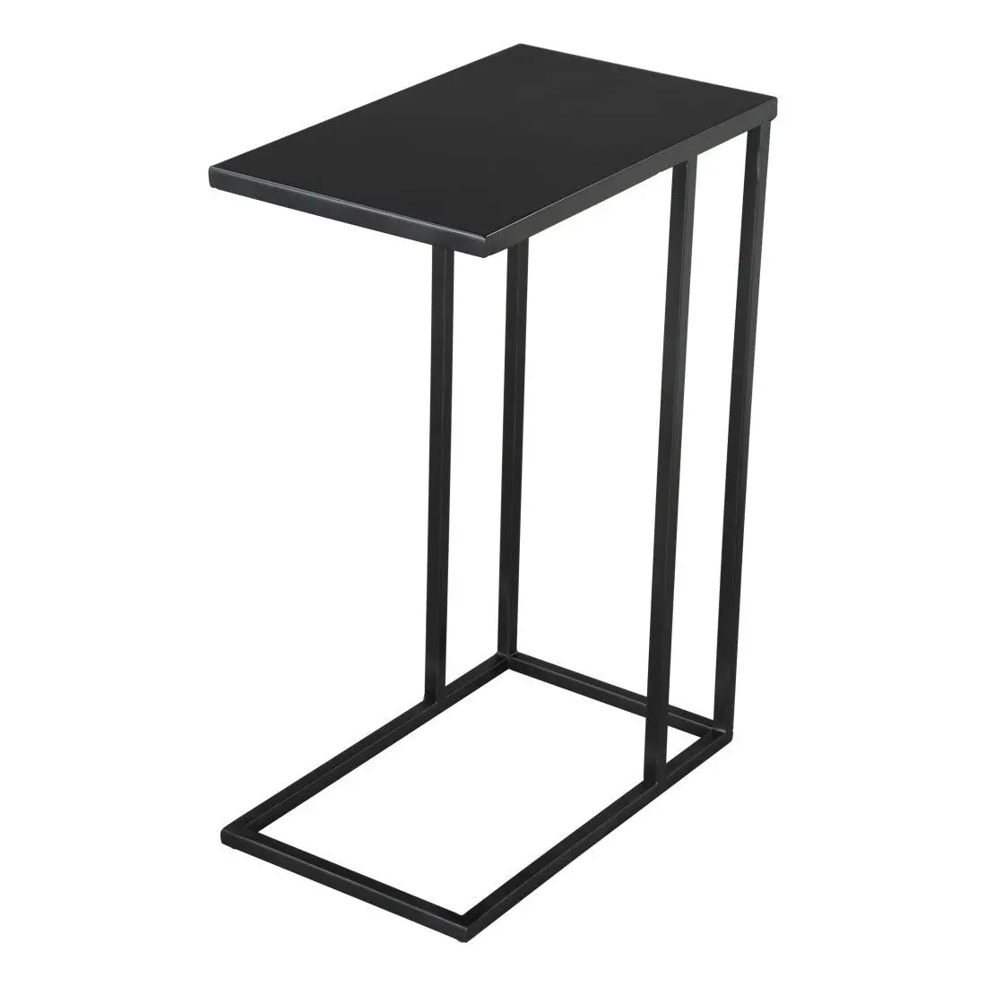 24" Black Iron Abstract End Table Homeroots Living Room