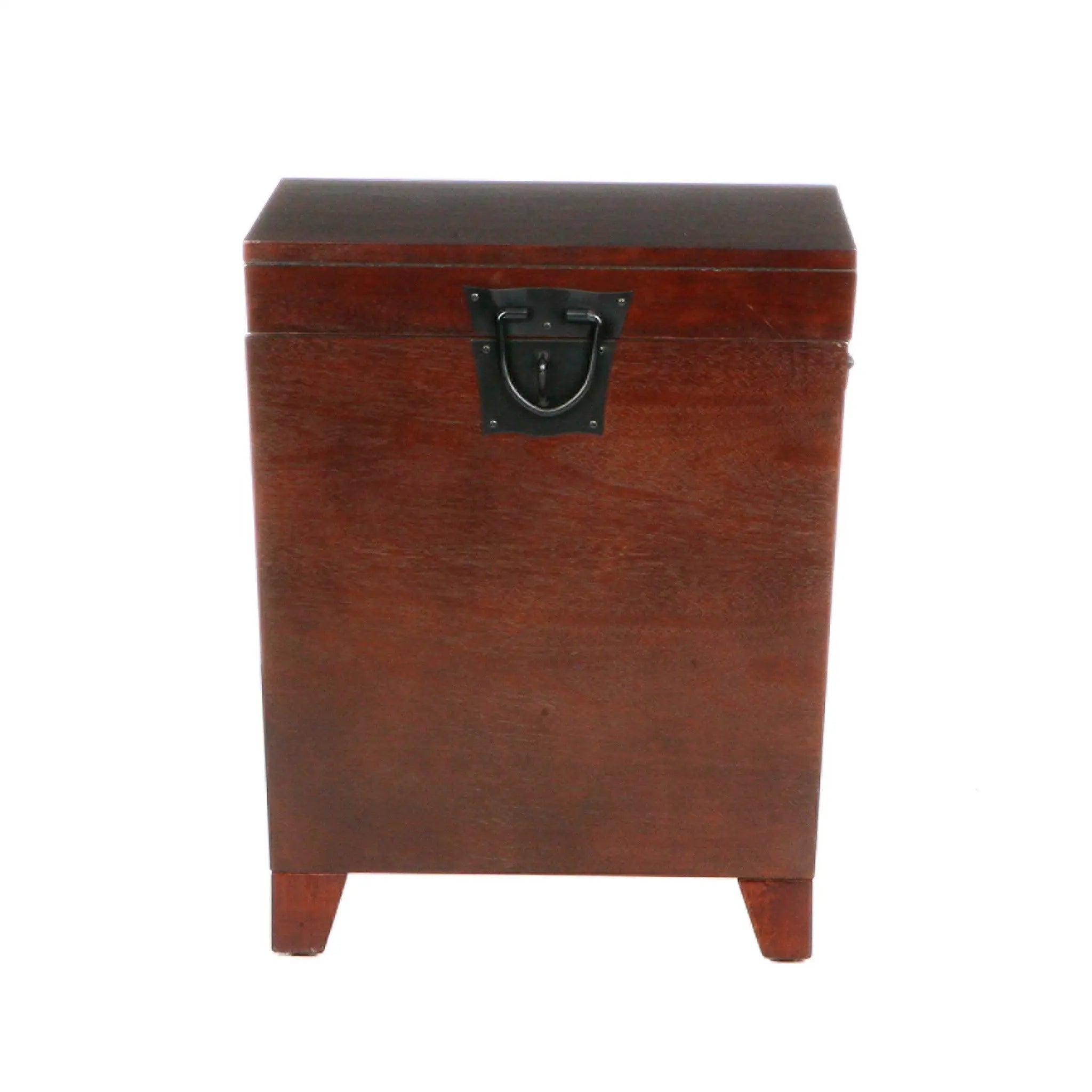 24" Brown Solid Wood And Manufactured Wood Square End Table Homeroots Living Room
