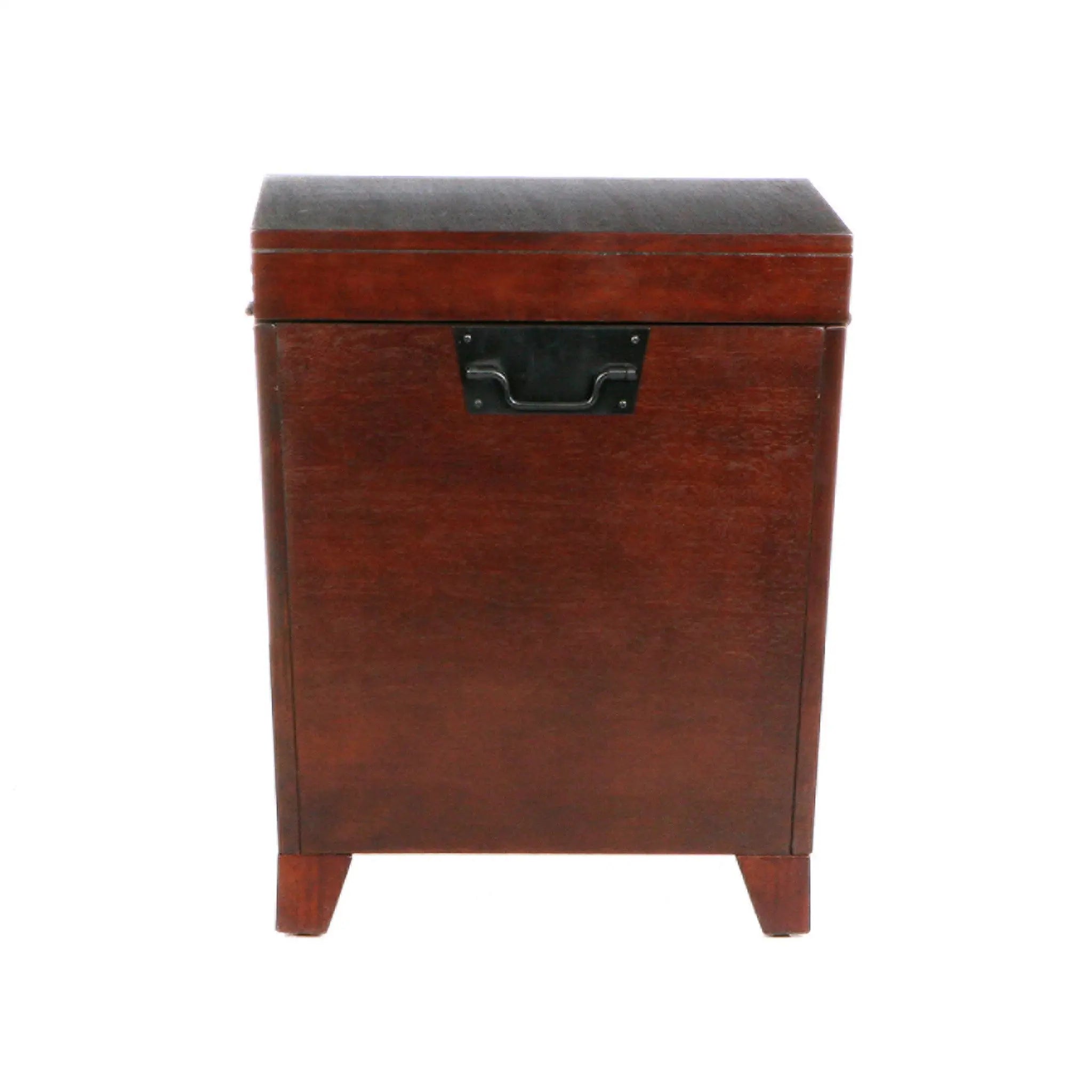 24" Brown Solid Wood And Manufactured Wood Square End Table Homeroots Living Room