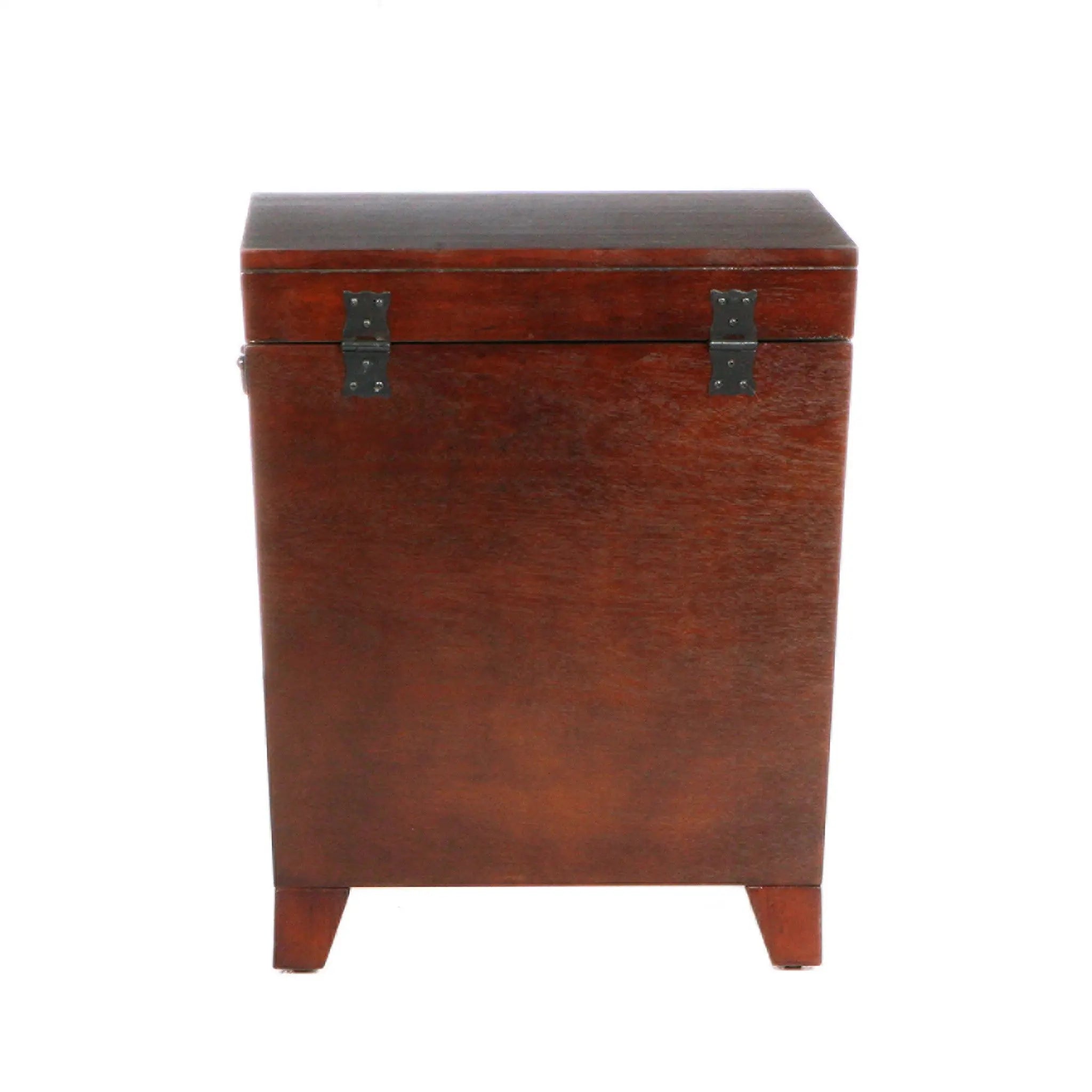 24" Brown Solid Wood And Manufactured Wood Square End Table Homeroots Living Room