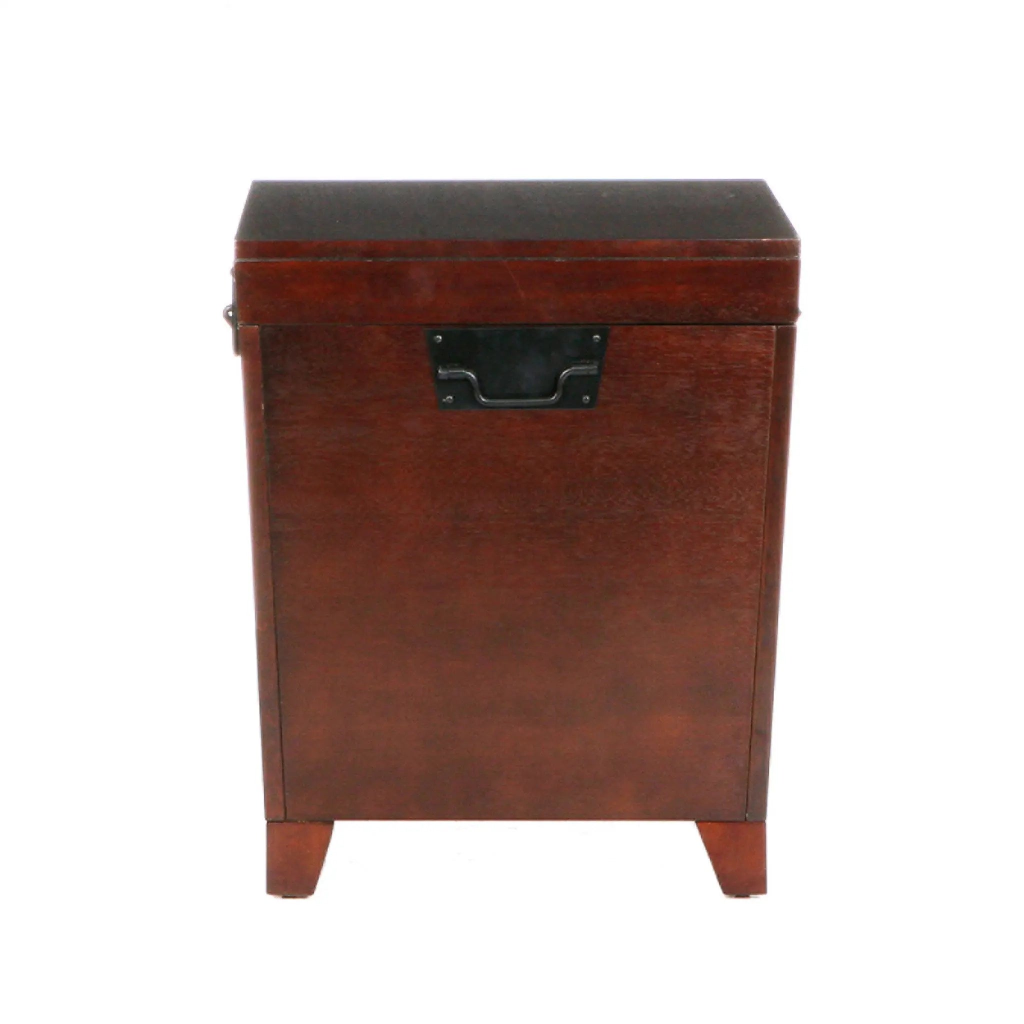 24" Brown Solid Wood And Manufactured Wood Square End Table Homeroots Living Room