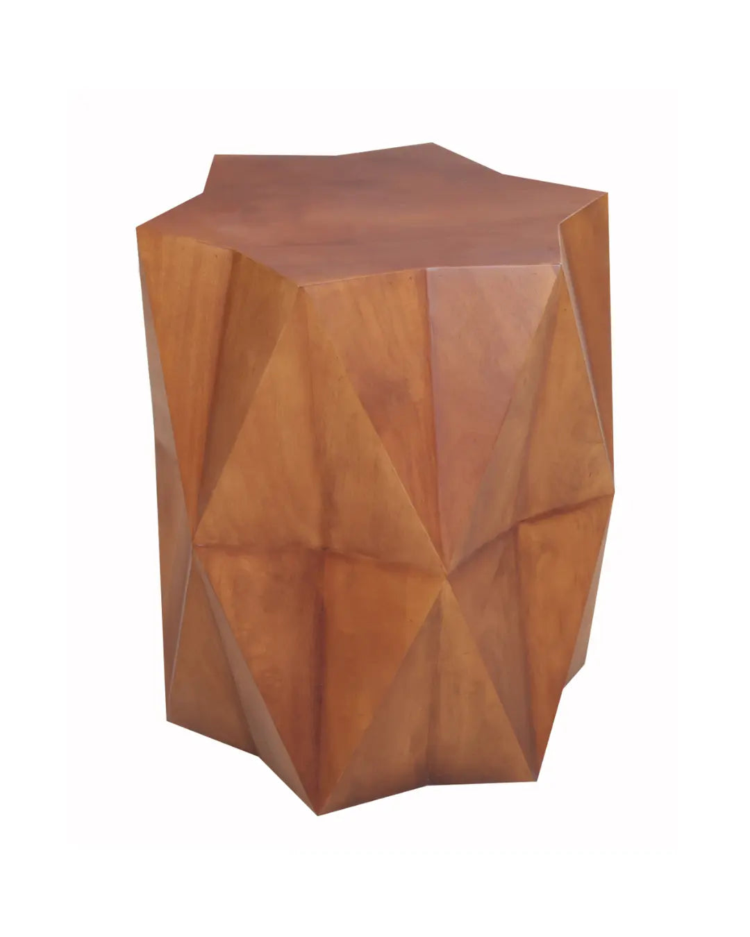 24" Brown Solid Wood End Table Homeroots Living Room