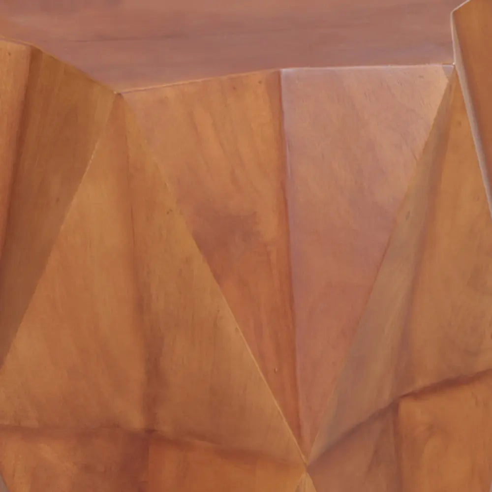 24" Brown Solid Wood End Table Homeroots Living Room