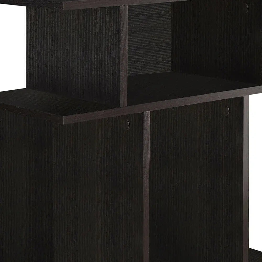 24" Brown Wood End Table With 6 Homeroots Living Room