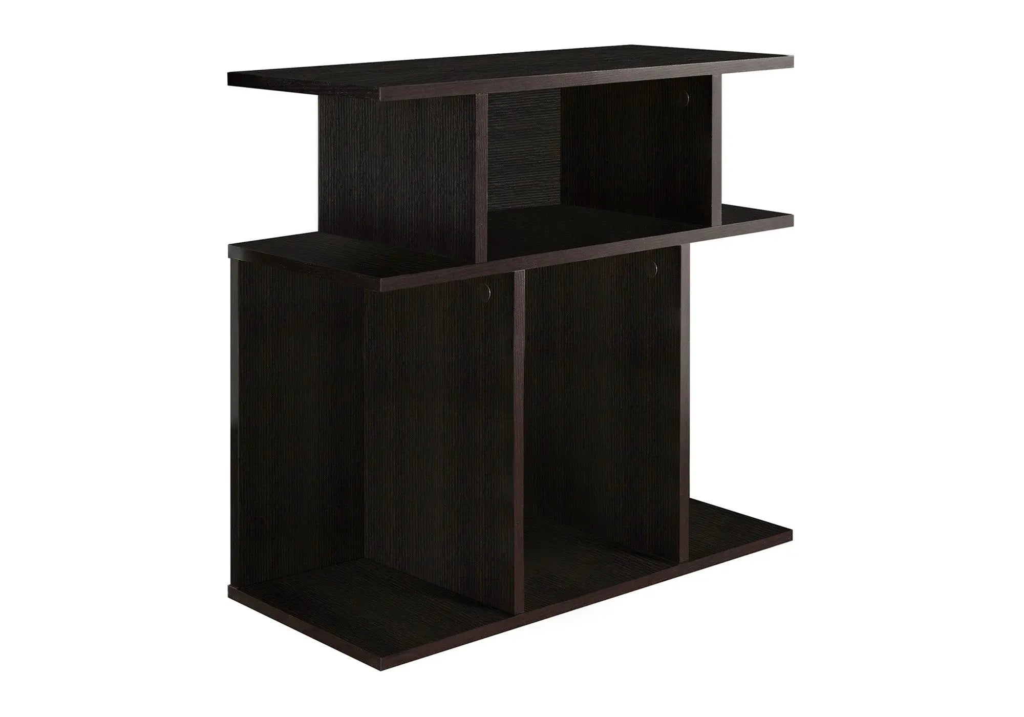 24" Brown Wood End Table With 6 Homeroots Living Room