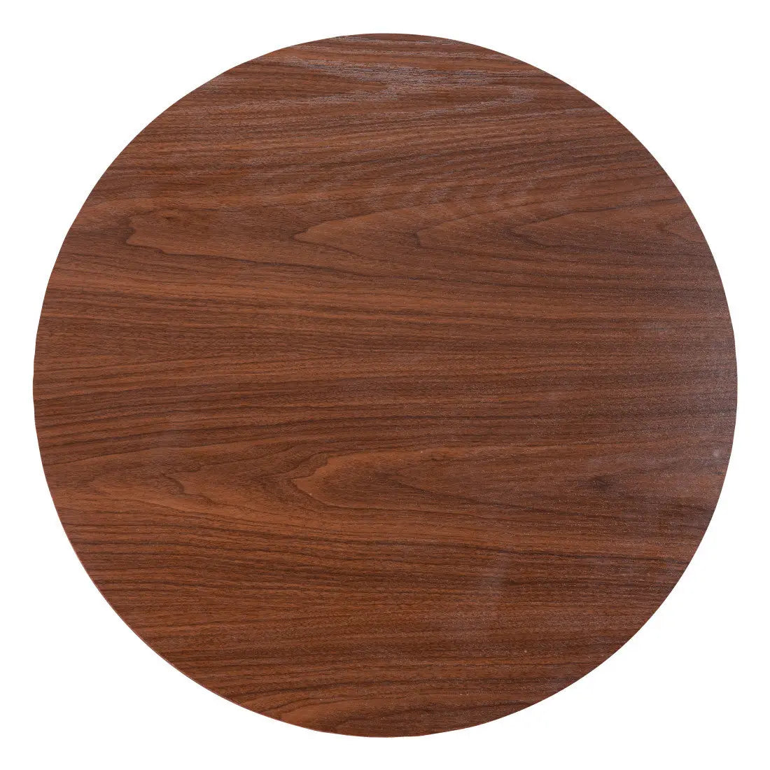 24" Brown and Black Wood and Steel Rounded Bar Table Homeroots Living Room