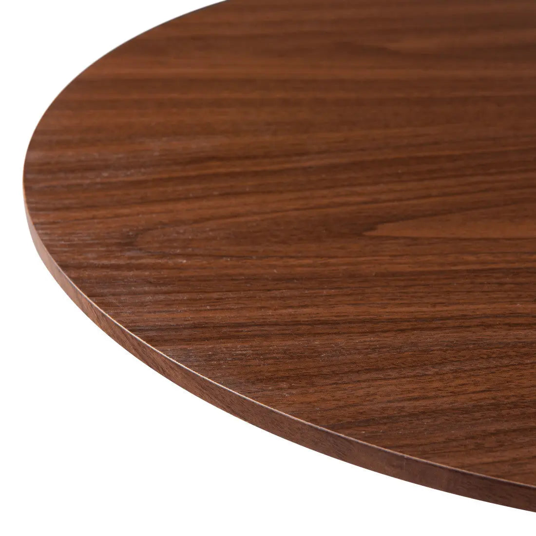 24" Brown and Black Wood and Steel Rounded Bar Table Homeroots Living Room