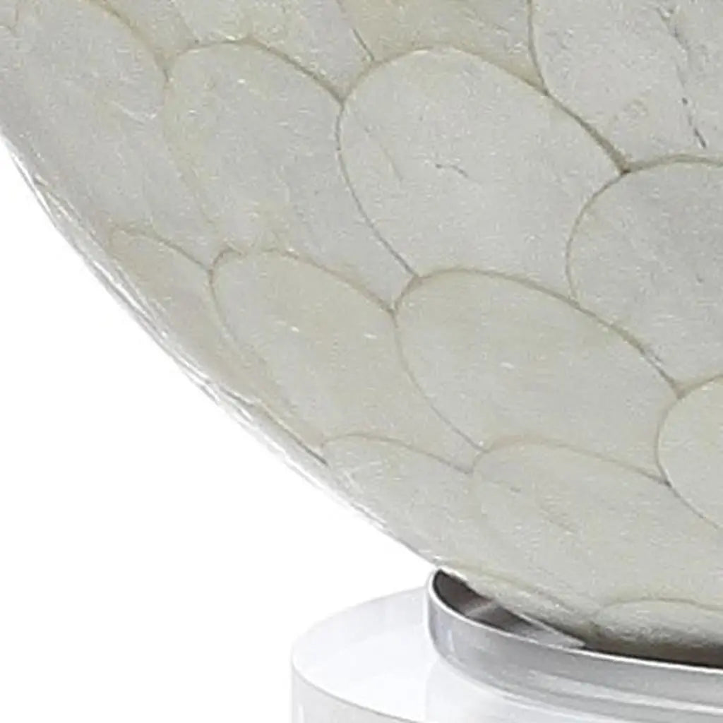 24" Clear Globe Lamp Base With Drum Shade Homeroots Lighting