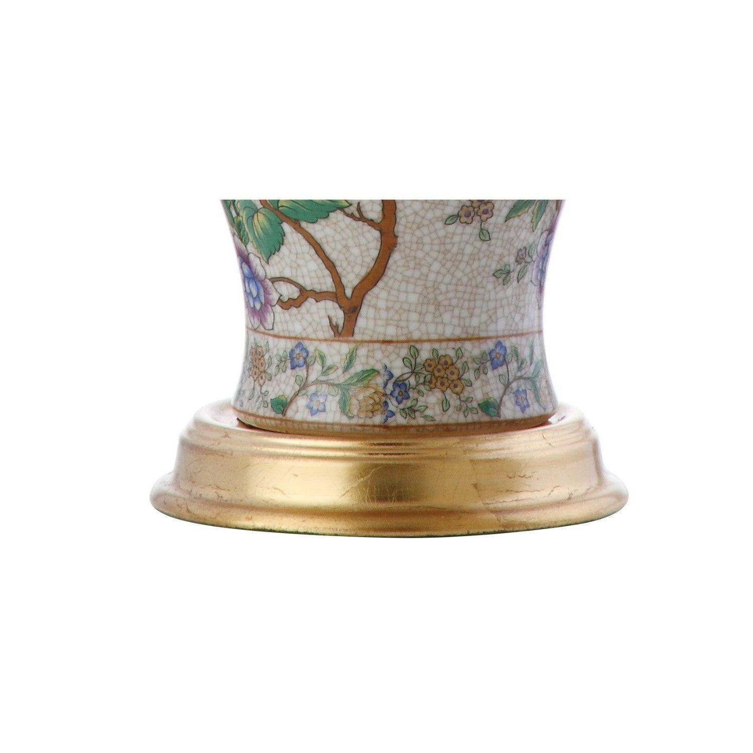 24" Gold And Off White Urn Table Lamp With Empire Shade Homeroots Lighting