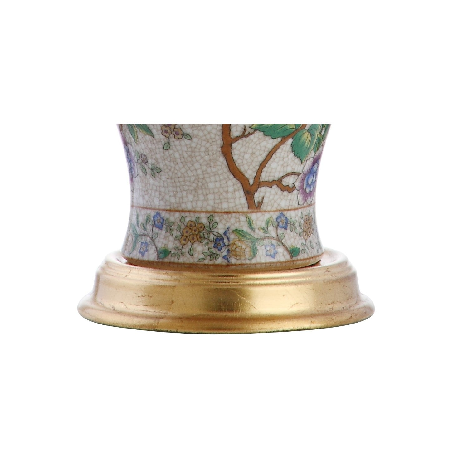24" Gold And Off White Urn Table Lamp With Empire Shade Homeroots Lighting