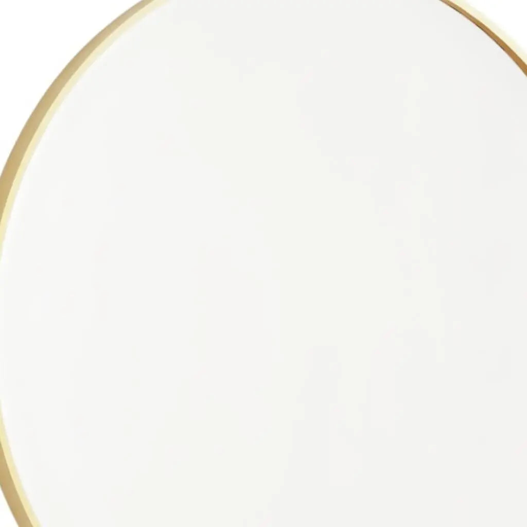 24" Gold Metal Round Framed Bathroom Vanity Mirror - GreatEagleInc