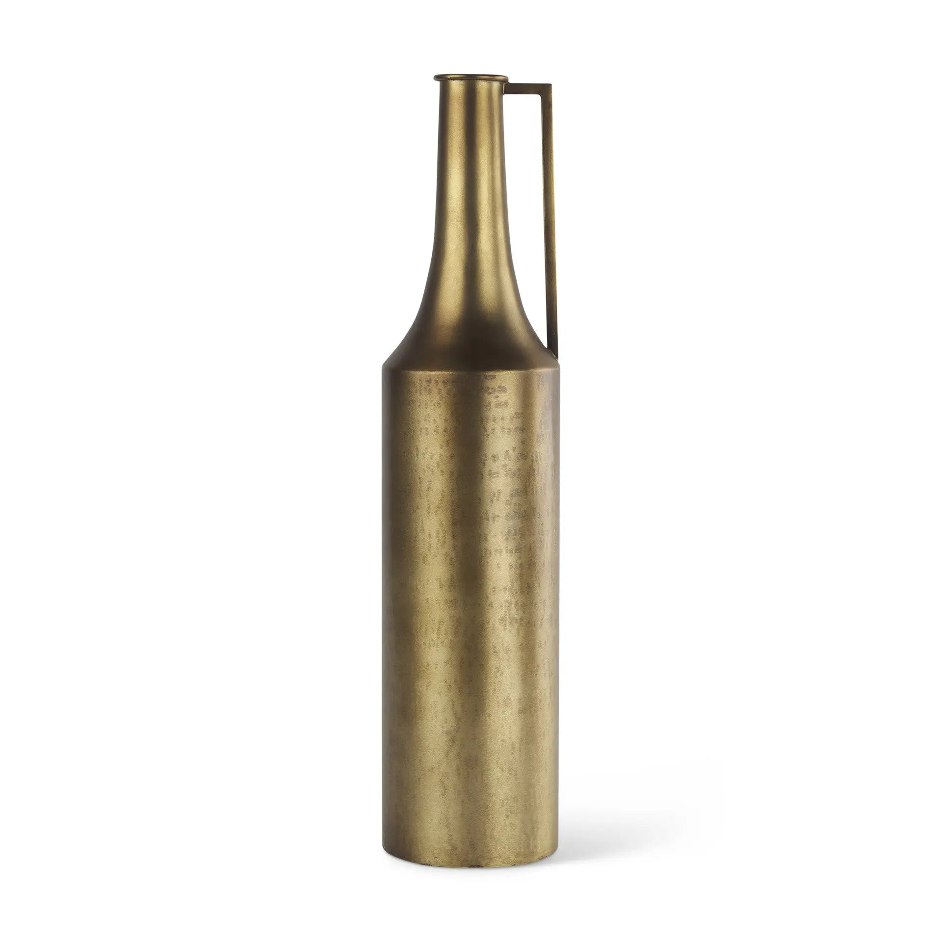 24" Gold Metal Table Vase Homeroots Home Decor