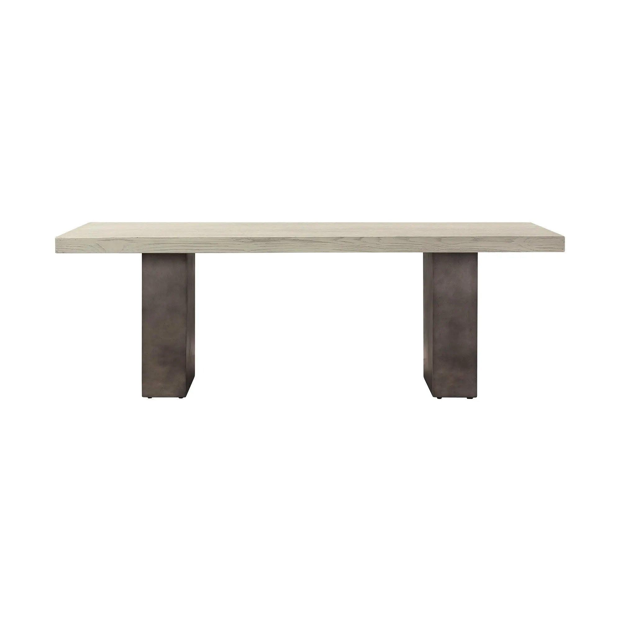 24" Gray And Dark Gray Solid Wood And Concrete Coffee Table Homeroots Living Room