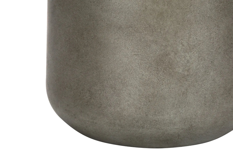 24" Gray Concrete Urn Table Lamp With Beige Drum Shade Homeroots Lighting