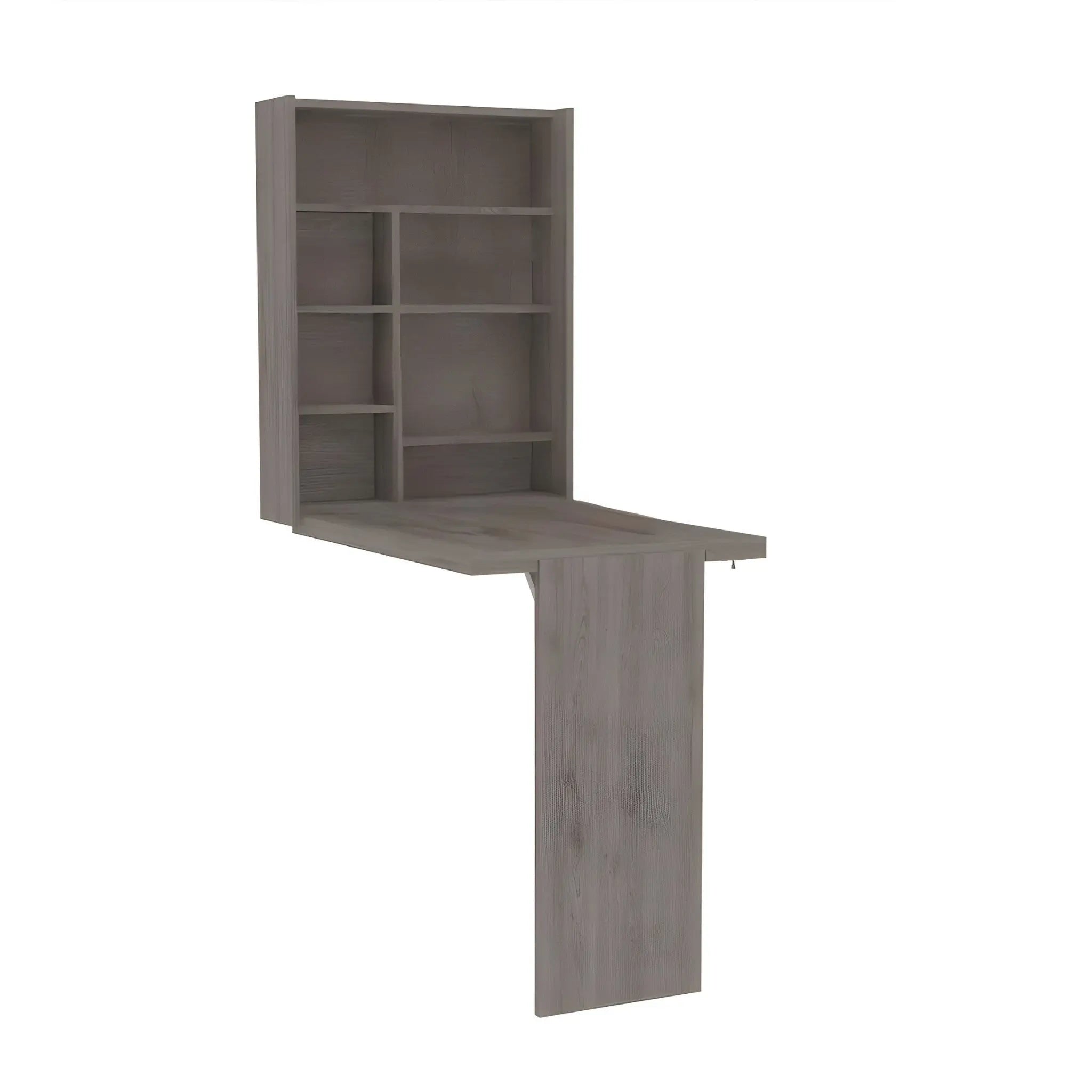 24" Light Gray Floating Desk Homeroots Office
