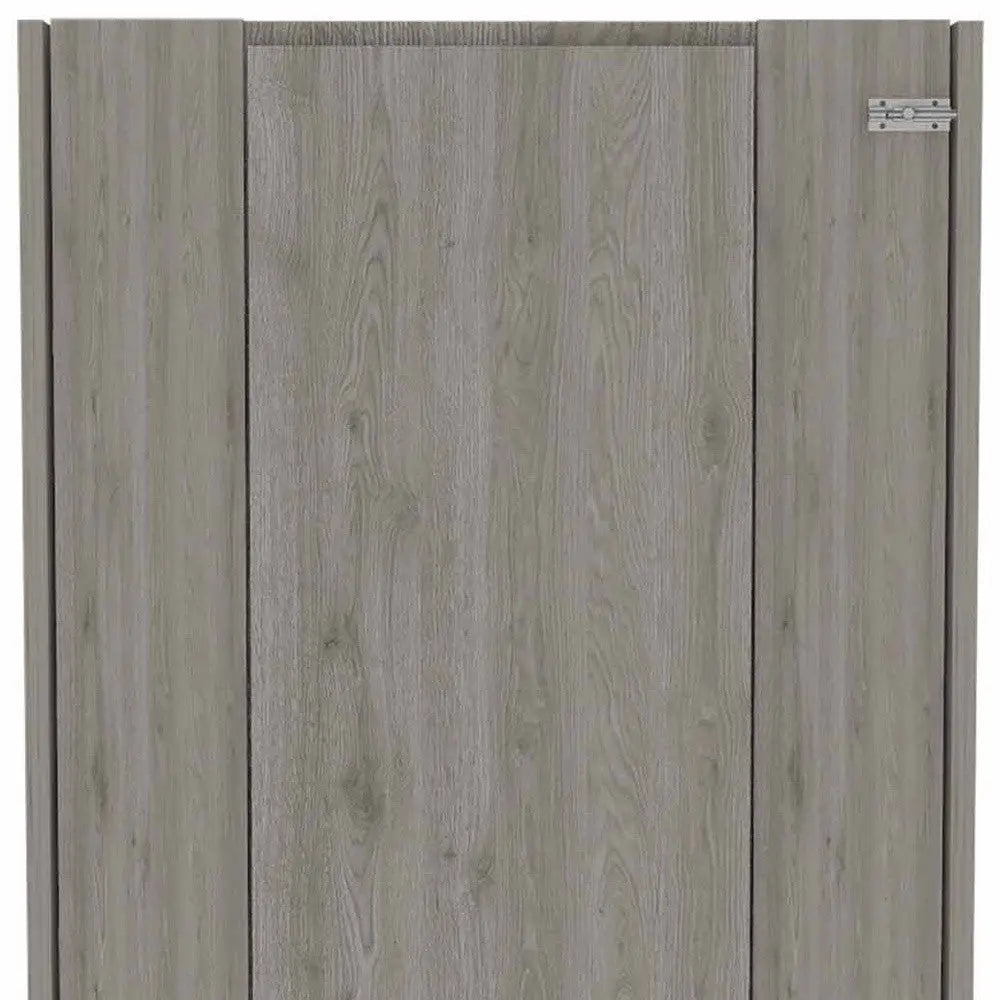 24" Light Gray Floating Desk Homeroots Office