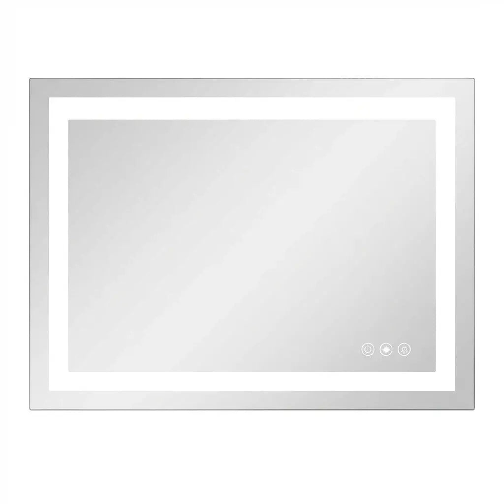 24" Lighted Frameless Anti Fog Bathroom Vanity Mirror Homeroots Bed & Bath