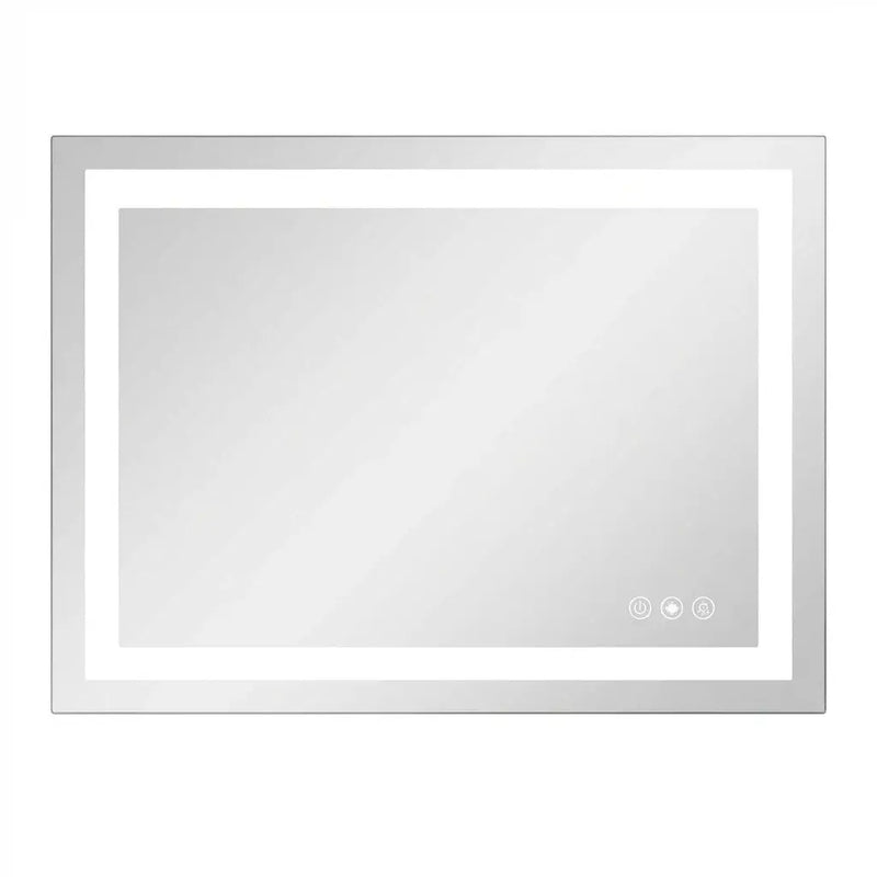 24" Lighted Frameless Anti Fog Bathroom Vanity Mirror Homeroots Bed & Bath