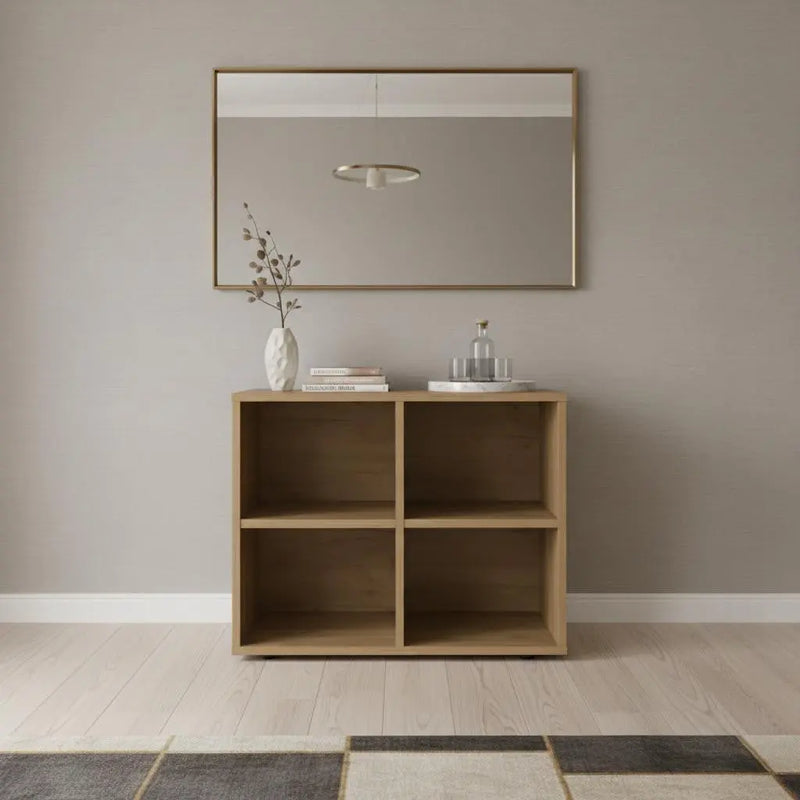 24" Natural Wood Sideboard Homeroots Kitchen & Dining