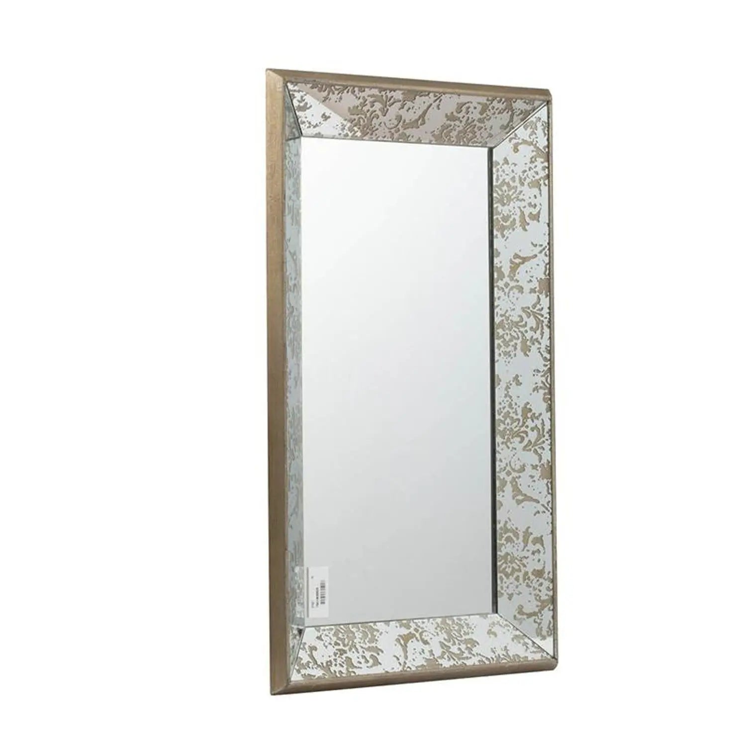 24" Silver Glass Framed Accent Mirror - GreatEagleInc