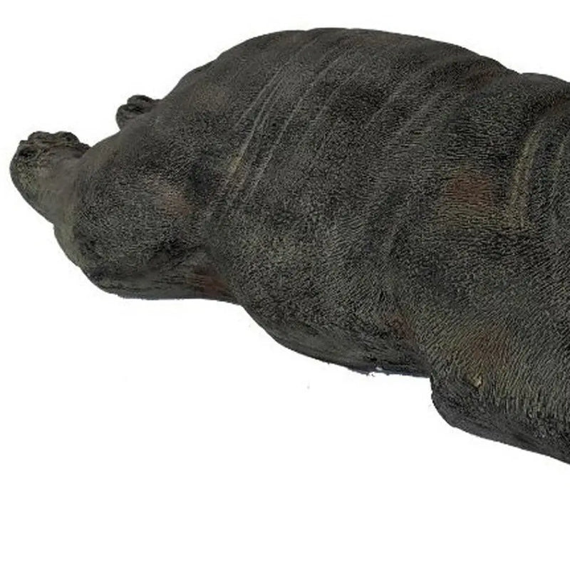 24" Sleepy Bulldog Indoor Outdoor Statue Homeroots Outdoor