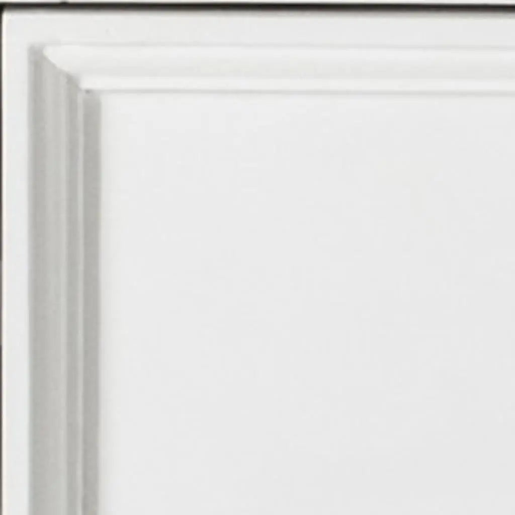 24" White Solid Wood Distressed One Drawer Nightstand - GreatEagleInc