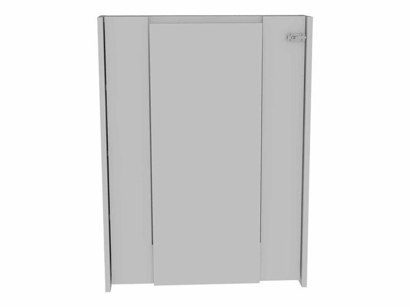 24" White Wall Mounted Writing Desk Homeroots Office