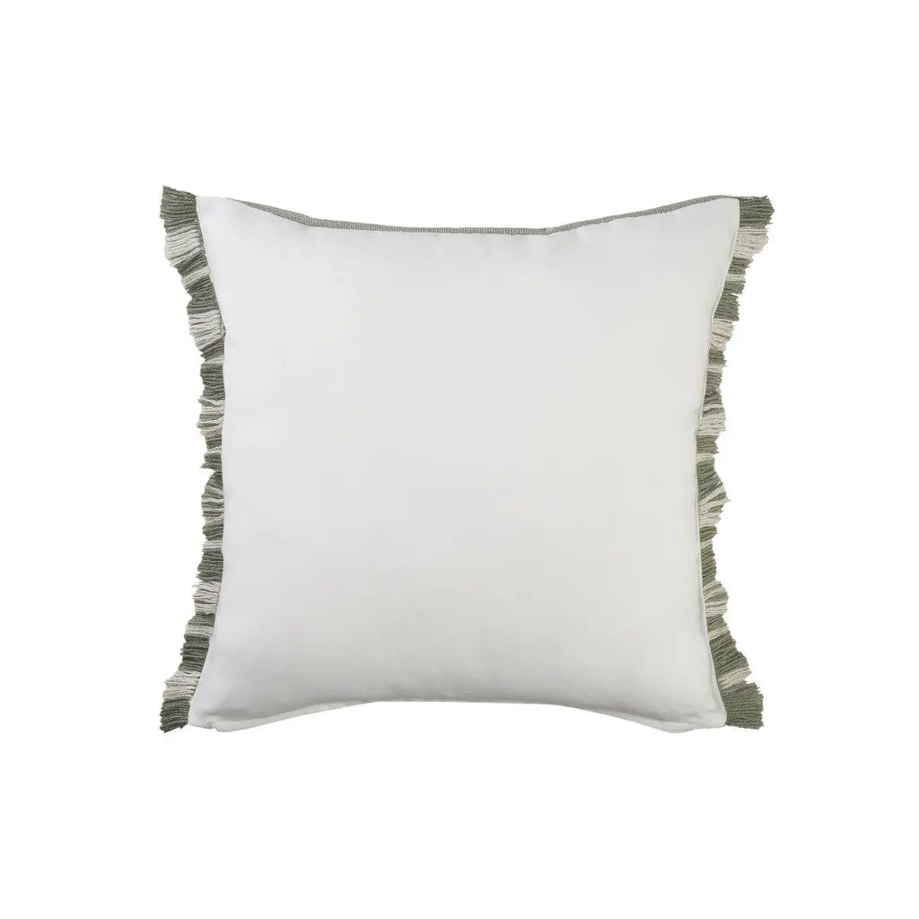 24" X 24" Green Zippered Coastal Indoor Outdoor Throw Pillow Homeroots Outdoor