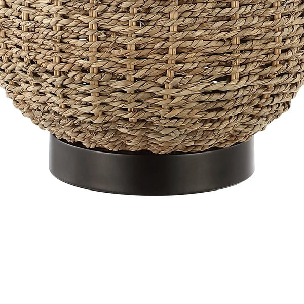 25" Antiqued Bronze Urn Table Lamp With Empire Shade Homeroots Lighting