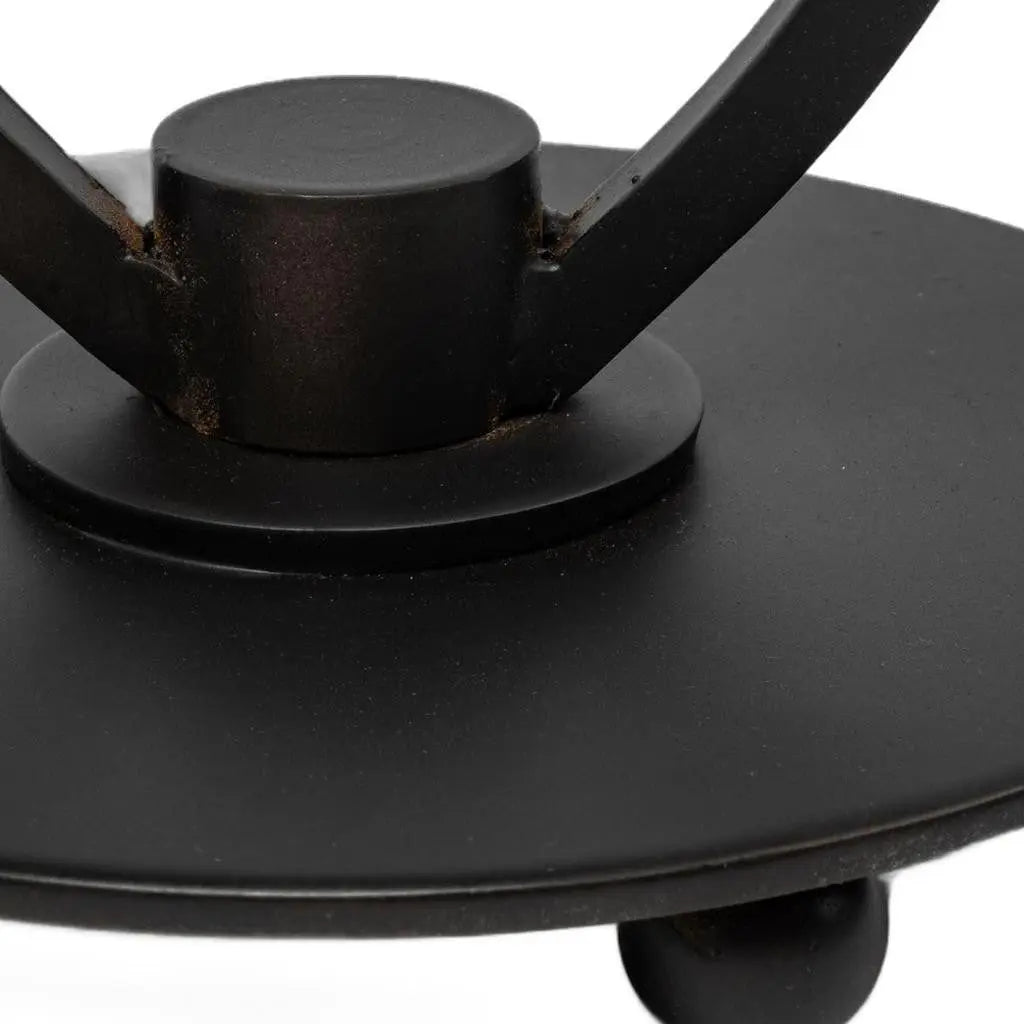 25" Black Metal Floor Votive Candle Holder Homeroots Home Decor