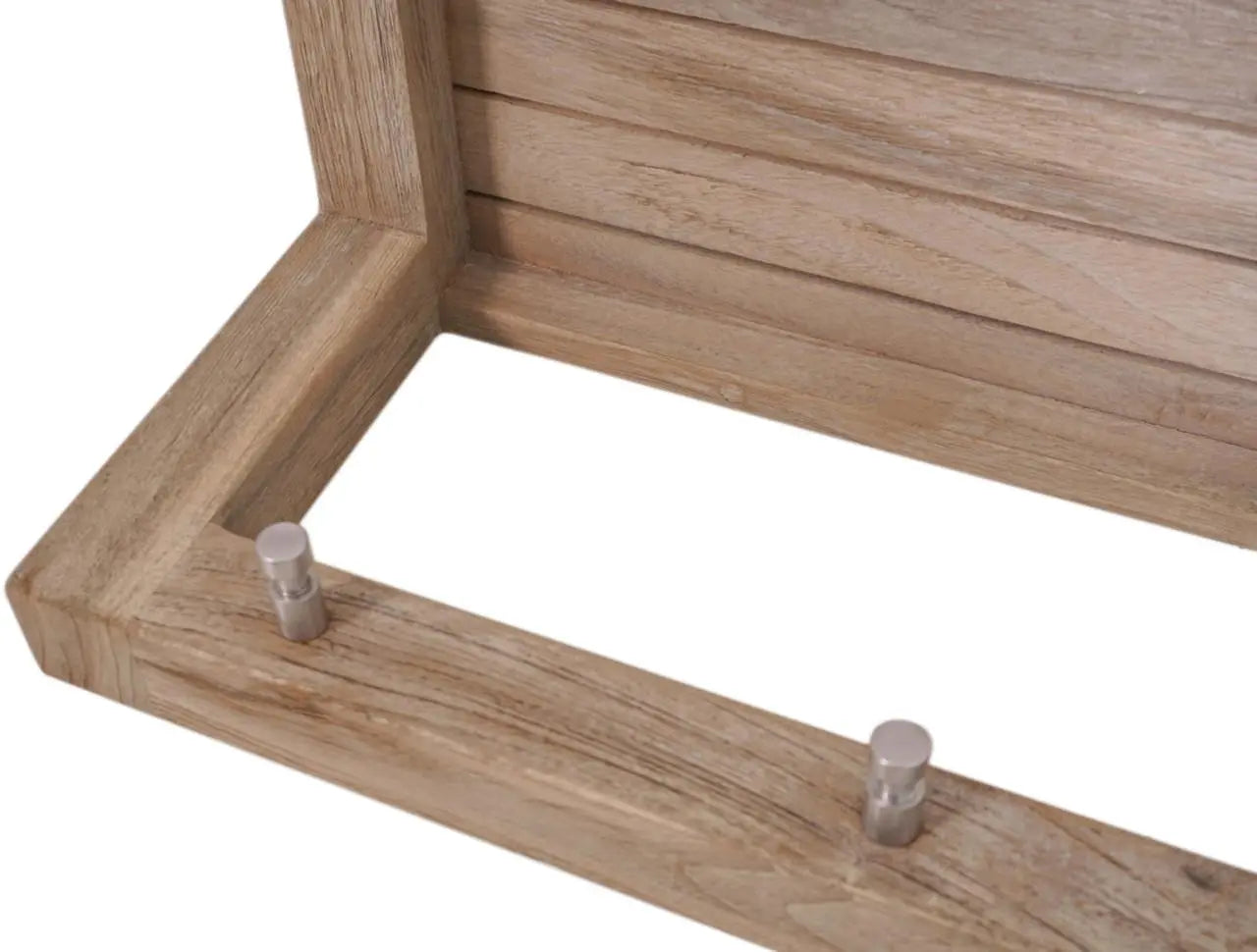 25" Brown Wood Wall Mounted Bathroom Shelves Homeroots Organization