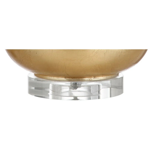25" Clear Novelty Table Lamp LED With Drum Shade Homeroots Lighting