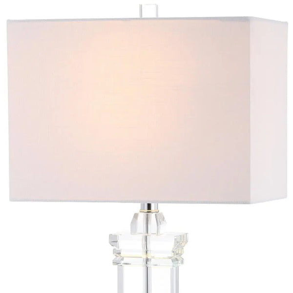 25" Clear Novelty Table Lamp LED With Shade Homeroots Lighting