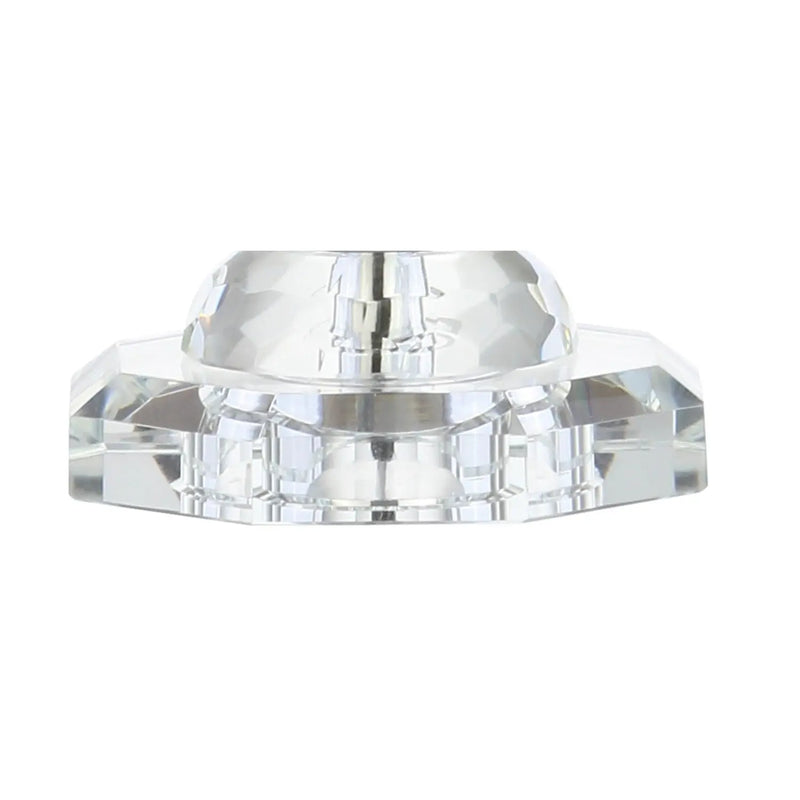 25" Clear Novelty Table Lamp With Drum Shade Homeroots Lighting