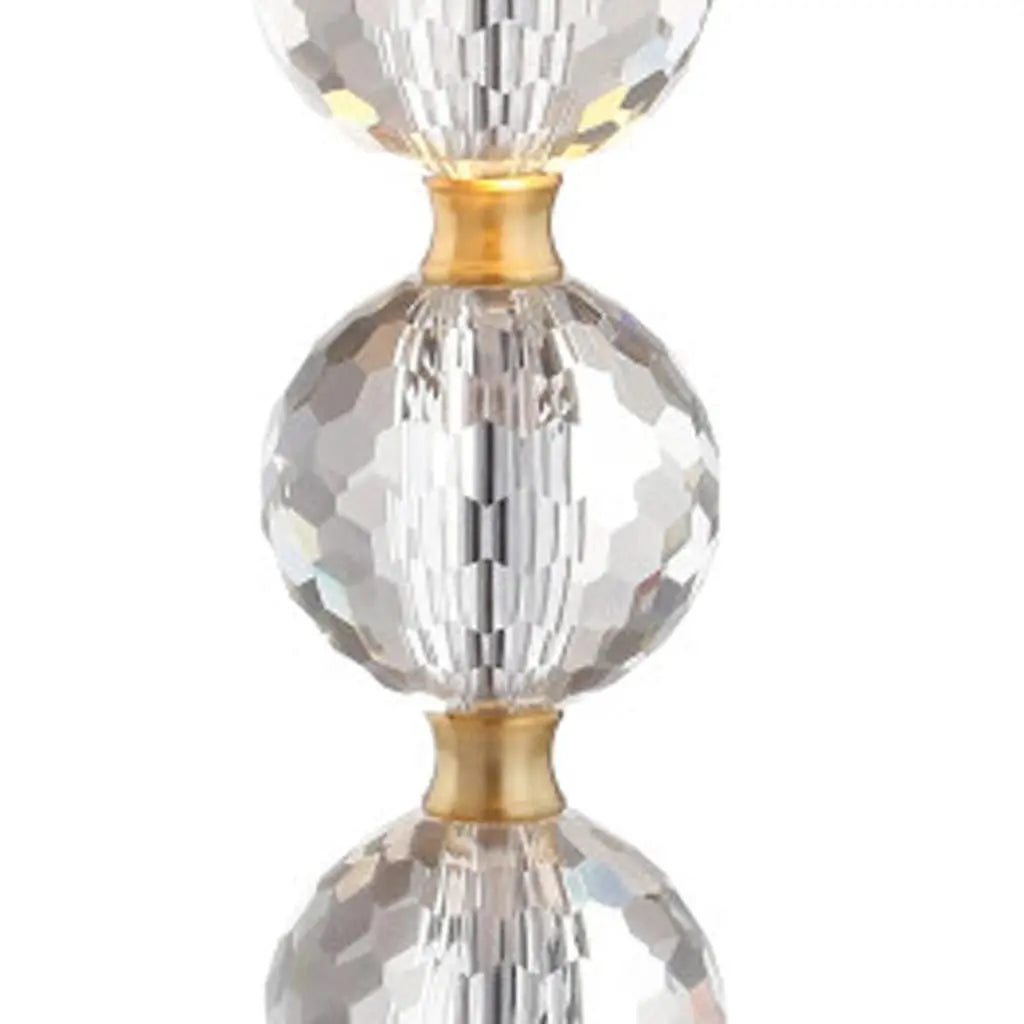 25" Gold Novelty Table Lamp LED With Drum Shade Homeroots Lighting