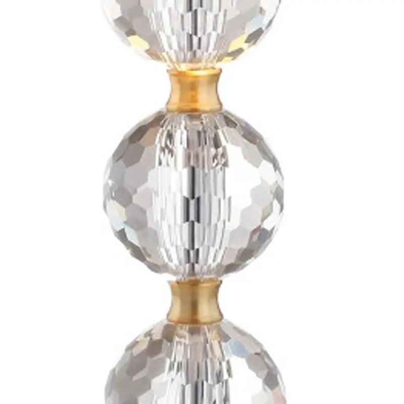 25" Gold Novelty Table Lamp LED With Drum Shade Homeroots Lighting