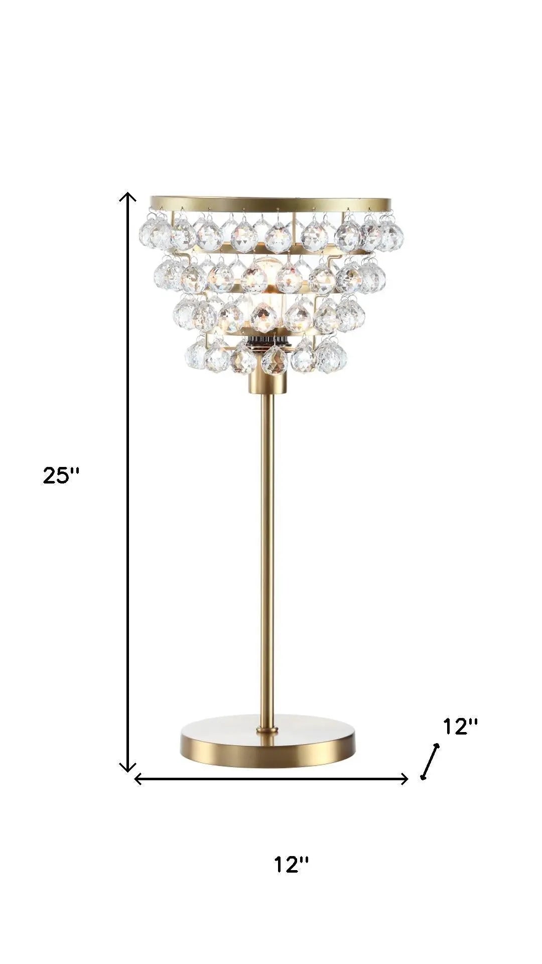 25" Gold Novelty Table Lamp With Drum Homeroots Lighting