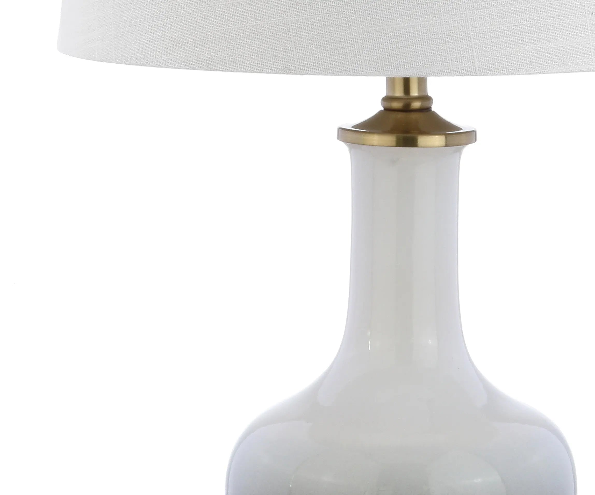 25" Gold Novelty Table Lamp With Drum Shade Homeroots Lighting