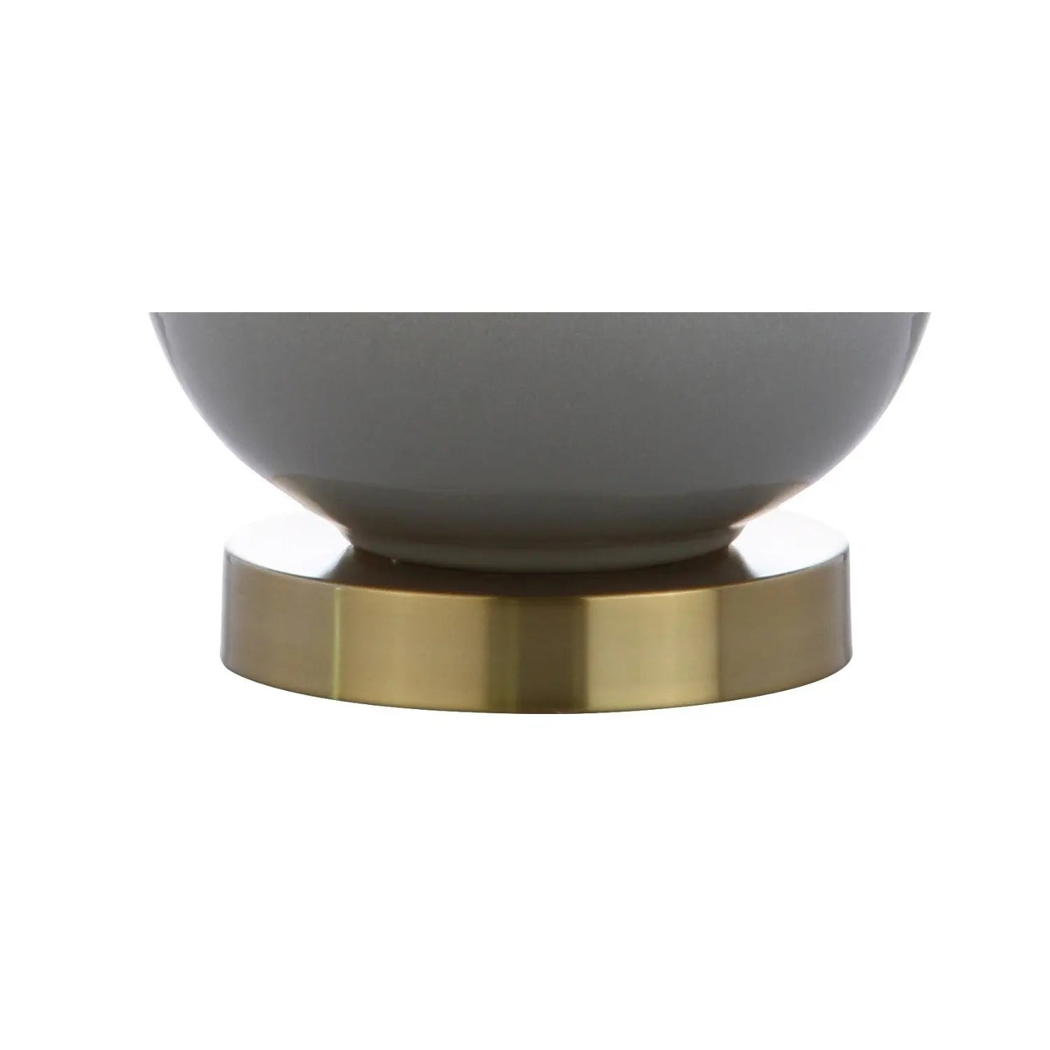 25" Gold Novelty Table Lamp With Drum Shade Homeroots Lighting